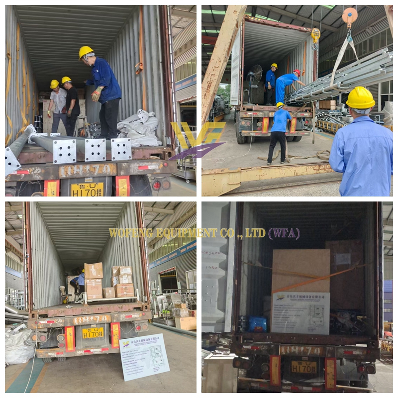 WFA Loading Cattle Slaughter Equipment for Canadian Client Successfully