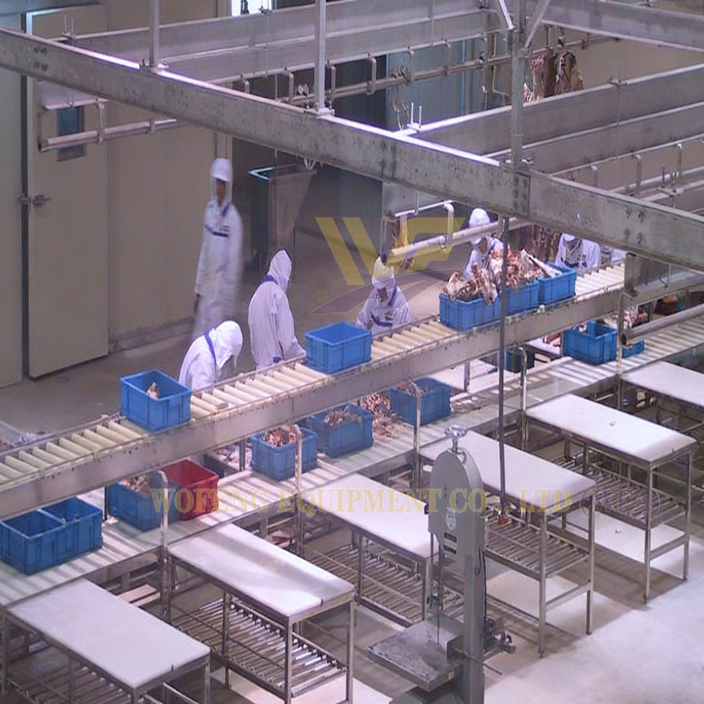 Cattle Abattoir Equipment Boneless Trimming Table Slaughter Plant