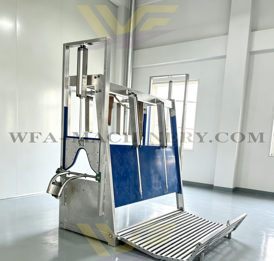 Professional Beef Cattle Stunning Box | Humane Bovine Stunning Station for Commercial Cattle Abattoir Slaughter Equipment